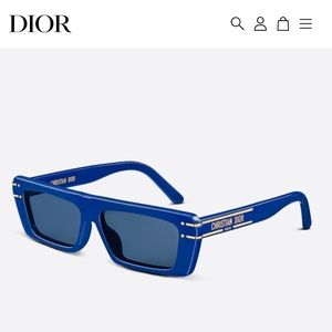 Brand New Christian Dior Pop Blue Square Sunglasses